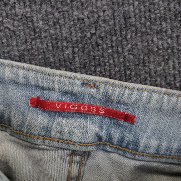 Vigoss Womens Jean Shorts Blue Size 9 Denim 5 Pocket Cotton Blend - Picture 15 of 16
